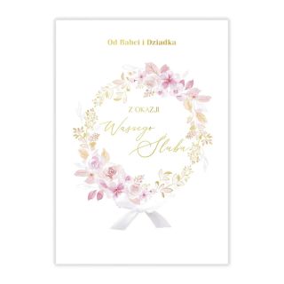 Album pamiątka Ślubu od BABCI i DZIADKA (21x15cm) (książka)